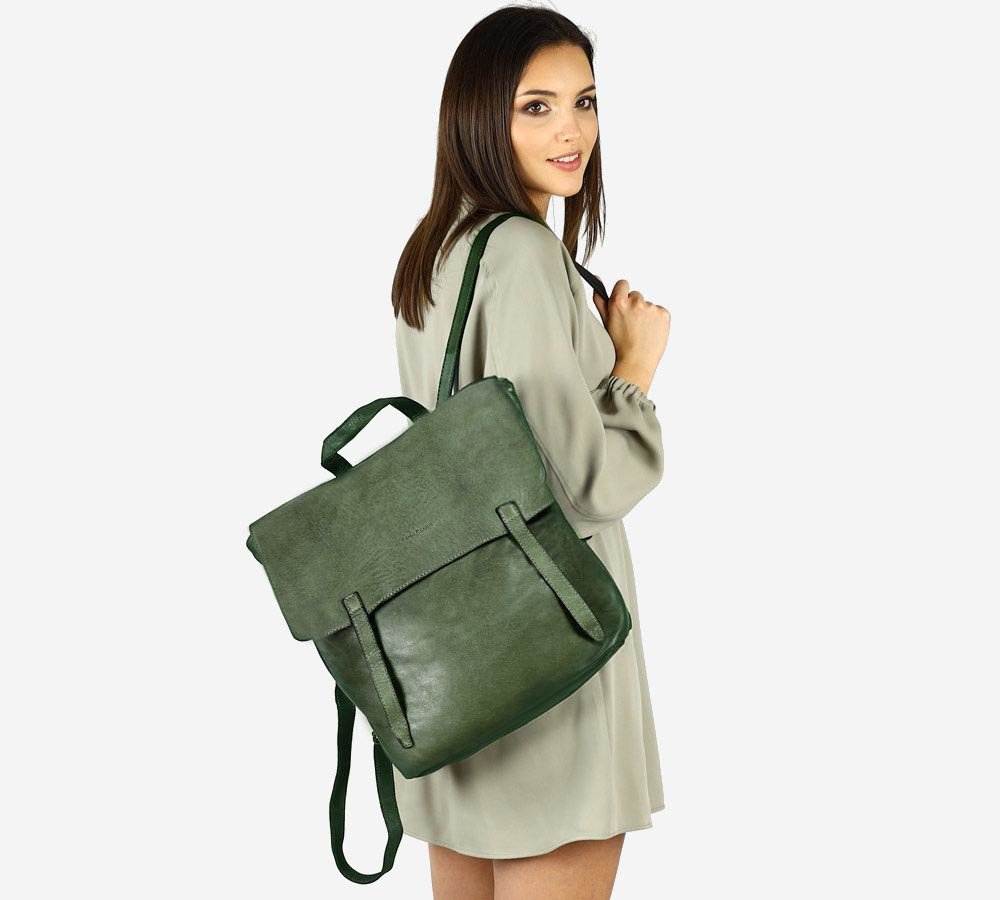 ANCONA™ Lederrucksack fur Damen & Herren Leder ideal für Laptop Rucksack Unisex Business