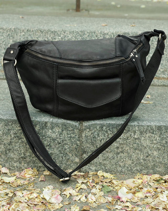 TONALE™ Große Leder Gürteltasche Crossbody Nierentasche für Damen XL Sacktaschen.com