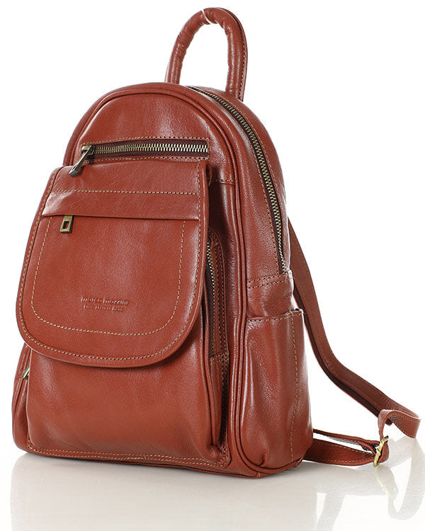 Lederrucksack Mini Rucksack Damen Leder Rucksack Frauen Modern
