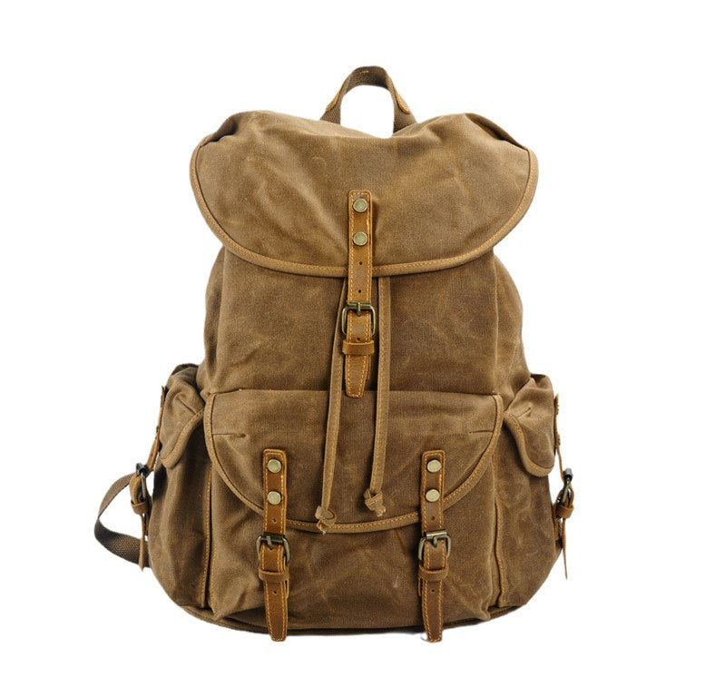 Canvas backpack purses on sale