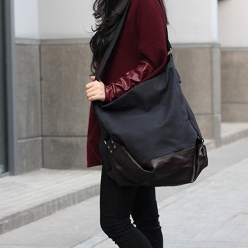 Sac a main discount noir et marron