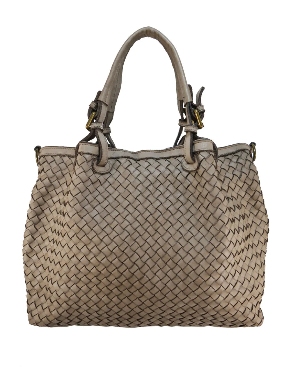 CESTINO-B | Ikonische Handtasche und Umhängetasche aus geflochtenem italienische Leder