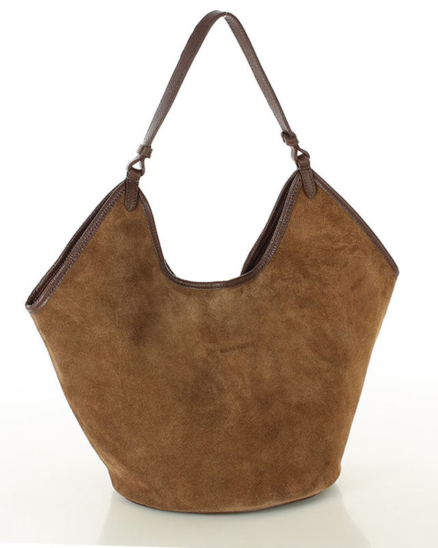 BOLOGNA WILD™ Suede Shopper-Tasche mit Schulterriemen aus italienischem Wildleder