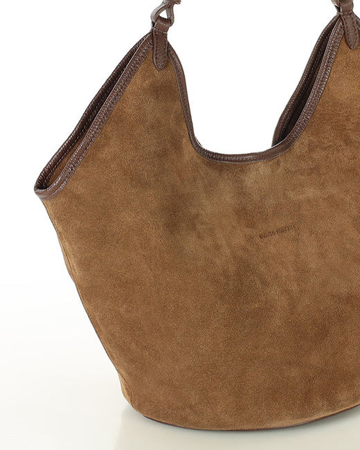 BOLOGNA WILD™ Suede Shopper-Tasche mit Schulterriemen aus italienischem Wildleder