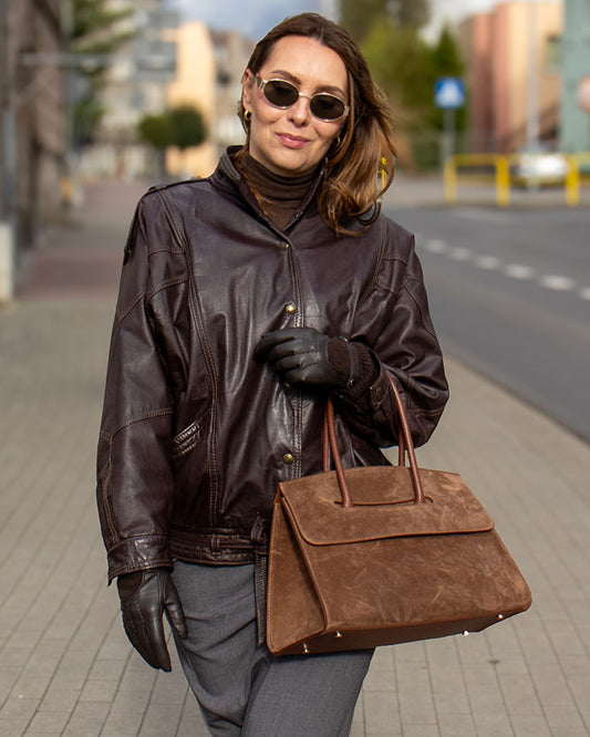 BINOTTI WILD™ Suede Damen Handtasche aus italienischem Wildleder