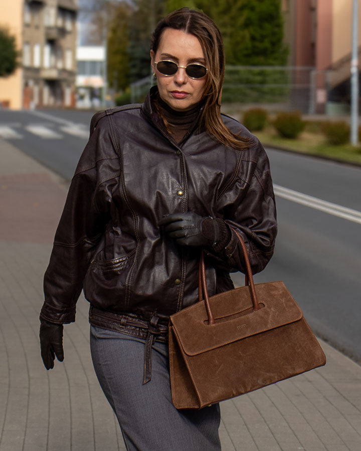 BINOTTI WILD™ Suede Damen Handtasche aus italienischem Wildleder