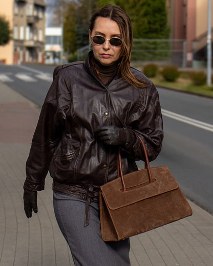 BINOTTI WILD™ Suede Damen Handtasche aus italienischem Wildleder