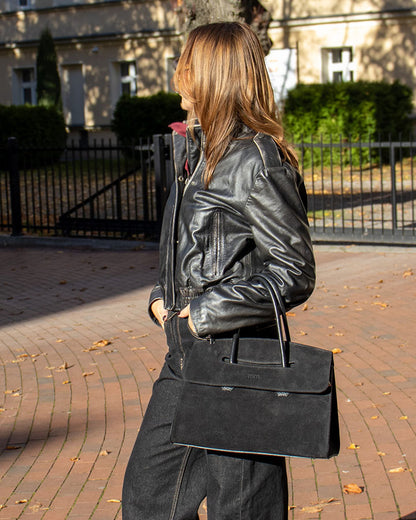 BINOTTI WILD™ Suede Damen Handtasche aus italienischem Wildleder