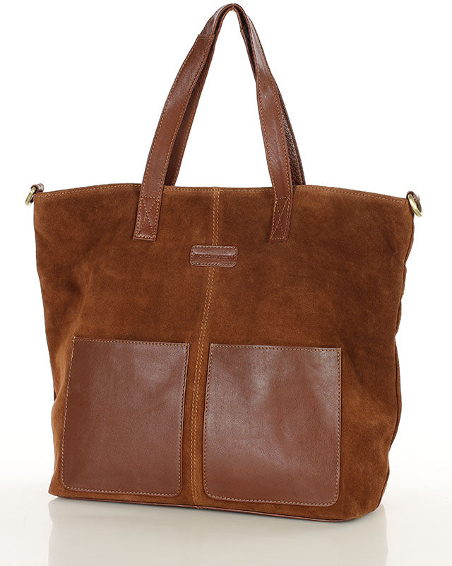 BRESCIA WILD™ Suede Damen-Totebag aus italienischem Wildleder