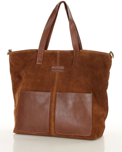 BRESCIA WILD™ Suede Damen-Totebag aus italienischem Wildleder