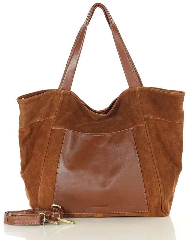 Cognac 164z-italienische-wildleder-shopper-tasche-mit-reissverschluss-fur-damen_10 Sacktaschen.com
