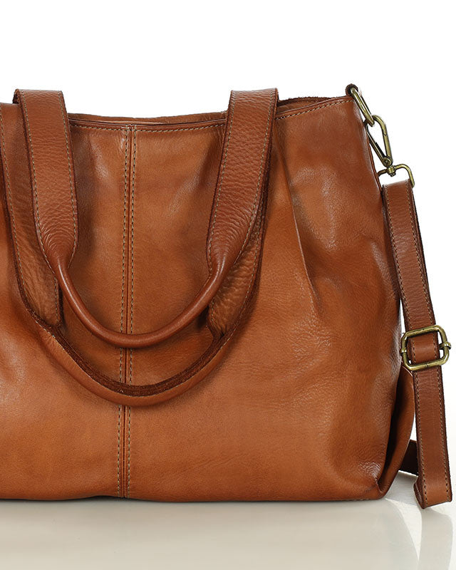 166-Damen-Shopper-Tasche-Leder-tote-bag-braun_10 Sacktaschen.com