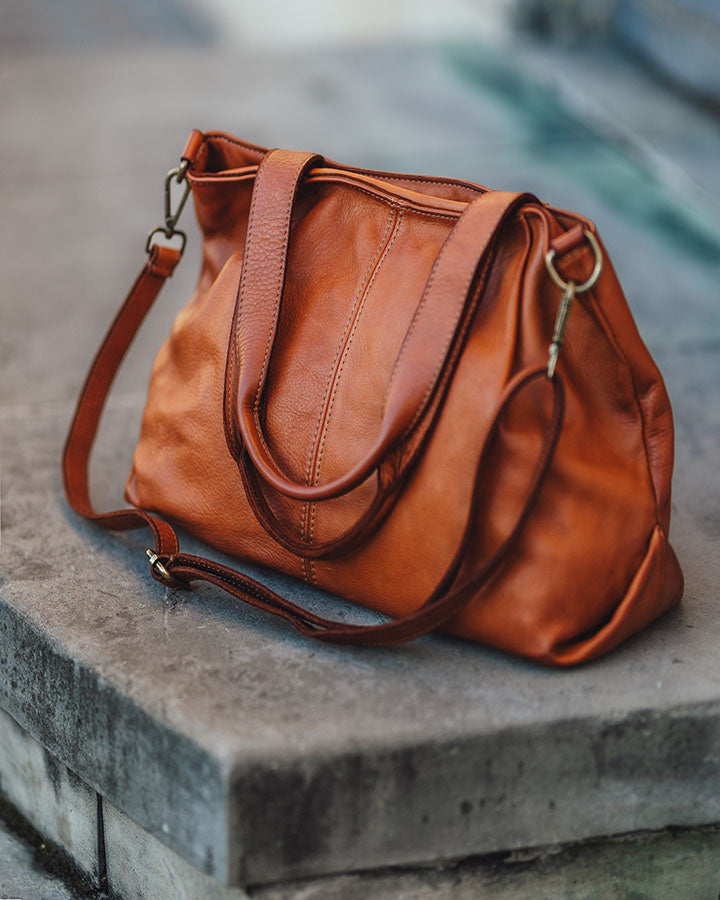 166-Damen-Shopper-Tasche-Leder-tote-bag-braun_2 Sacktaschen.com