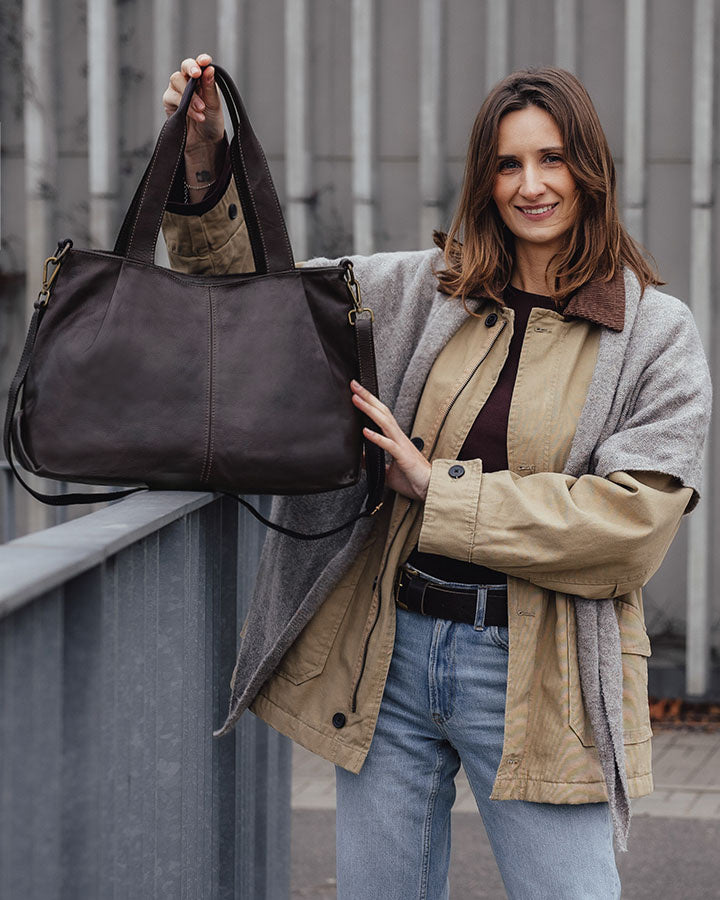 166-Damen-Shopper-Tasche-Leder-tote-bag-schwarz_3 Sacktaschen.com