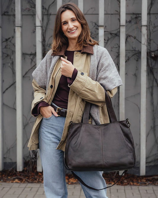 166-Damen-Shopper-Tasche-Leder-tote-bag-schwarz_4 Sacktaschen.com