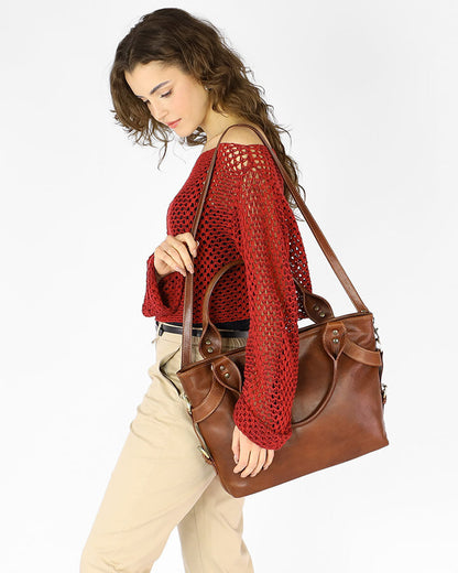 167-418-harolds-handtasche-businesstasche-leder-damen-schwarz-braun_11 Sacktaschen.com