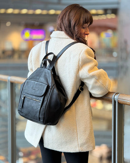 169-leder-urban-rucksack-damen-schwarz-braun_9 Sacktaschen.com