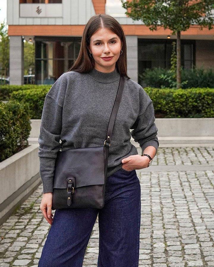 VIVIANE™● Kleine Leder Umhängetasche für Frauen