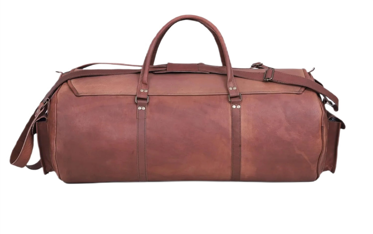 VINTAGE ESCAPE™ Gross Handgemahte Leder Reisetasche XXL 30"