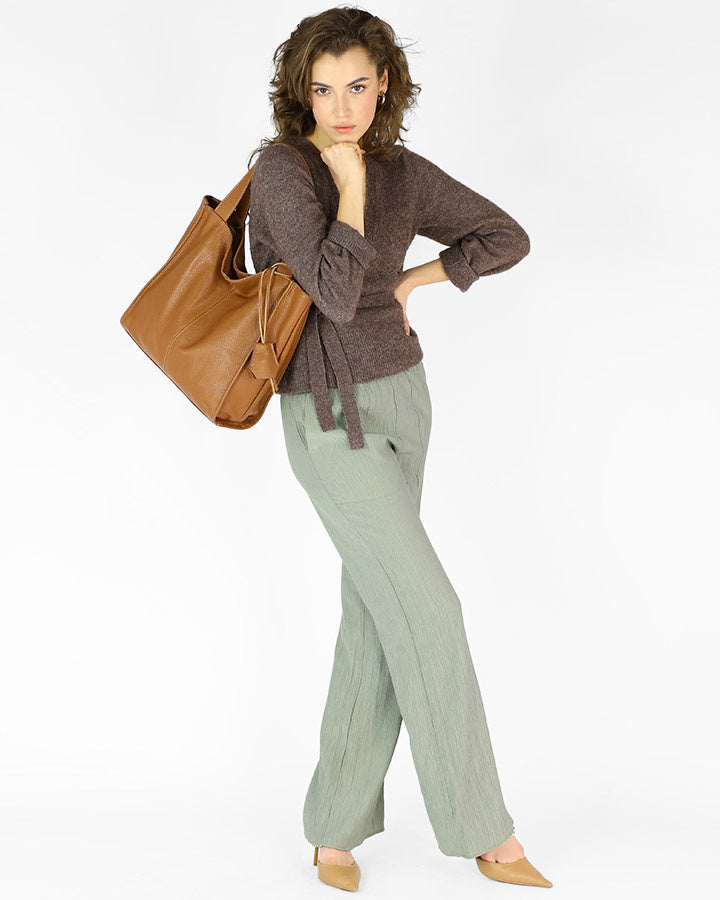 SOHO™ Klassische Shopper-Tasche aus italienisches Rindsleder