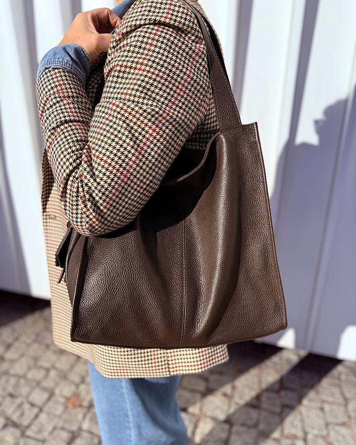 SOHO™ Klassische Shopper-Tasche aus italienisches Rindsleder