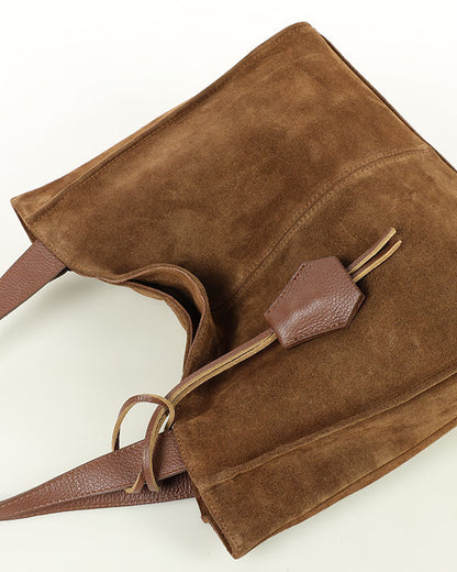 SOHO WILD™ Klassische Shopper-Tasche aus italienischem Wildleder