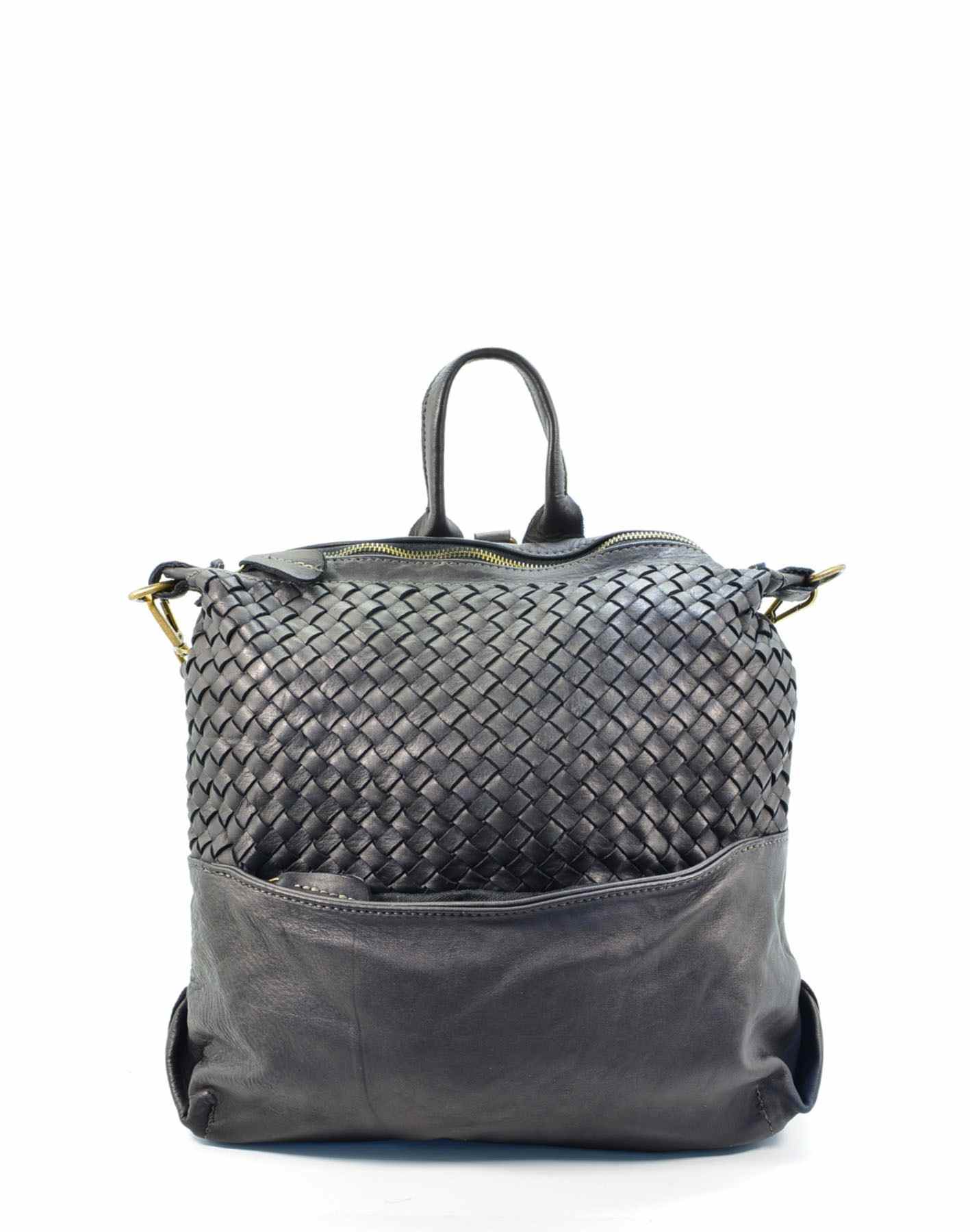 Tasche mit rucksackfunktion leder Damen, 3in1 Lederrucksack aus