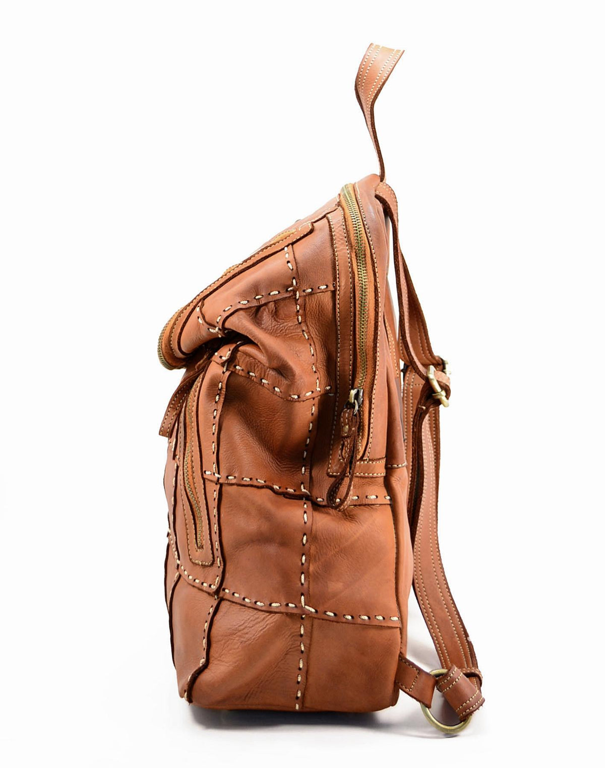 City Rucksack Elegant City Rucksack leder für damen schwarz braun grun mit vielen ...