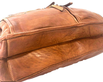 VALETTA● Große 3in1 Businesstasche - Reisetasche - Handgepäck aus italienisches weiches Leder fur Damen & Herren