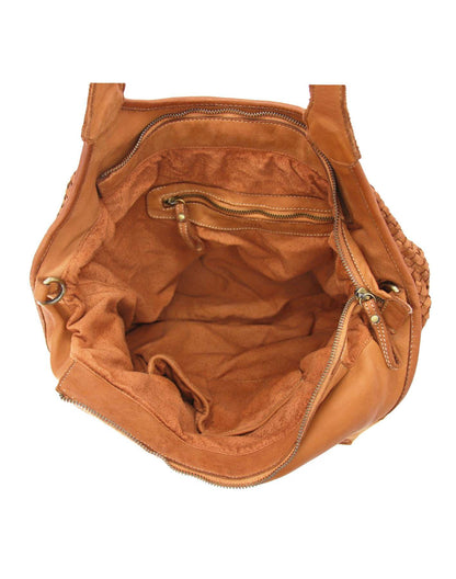 HOBO VERO● Bolso tipo bombonera grande para mujer fabricado en piel italiana