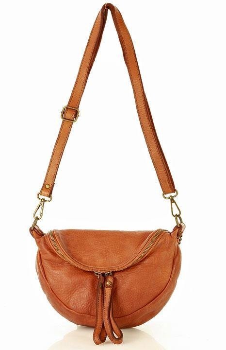 AMELLIA 3 in 1 Small Leather Crossbag - Hip Bag - Shoulder Bag with Chain for Women