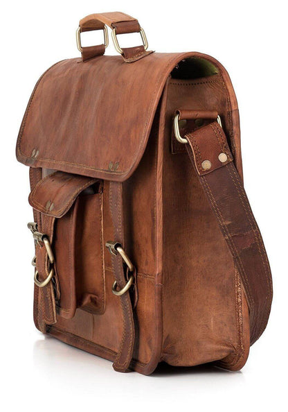 RAIPUR VINTAGE – Handgefertigte Lederaktentasche für Damen und Herren