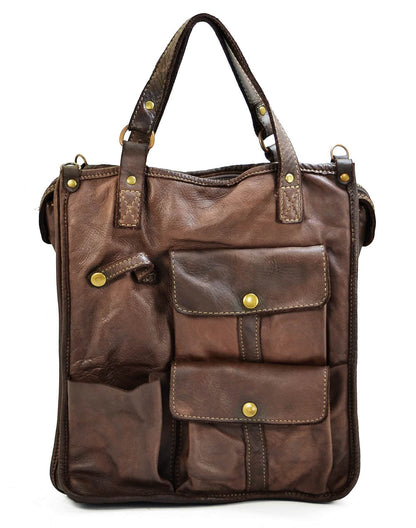 Braun LAVORO™ Leder Arbeitstasche & Umhängetasche – Dein Allrounder für Büro & Alltag Sacktaschen.com