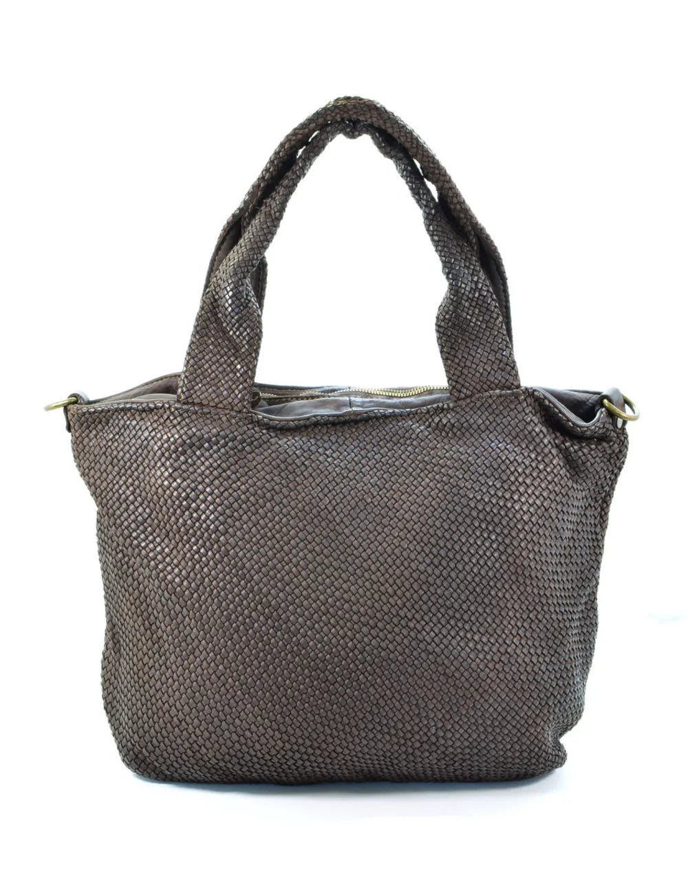 SEGUSTA Vintage Damen-Leder Shopper aus italianische Leder XXL