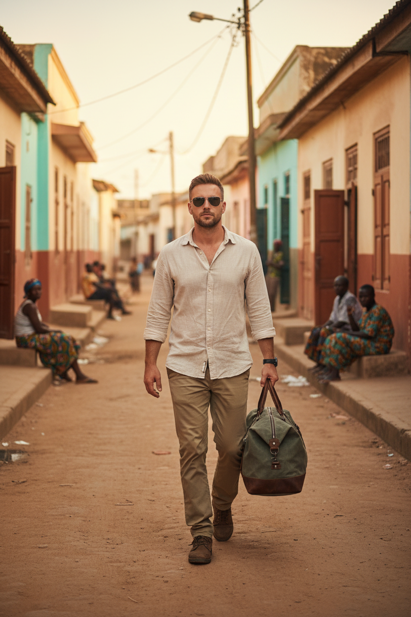 WaxTraveler™ XL Canvas Reisetasche Weekender Damen Herren aus gewachste Segeltuch & Leder Sacktaschen.com