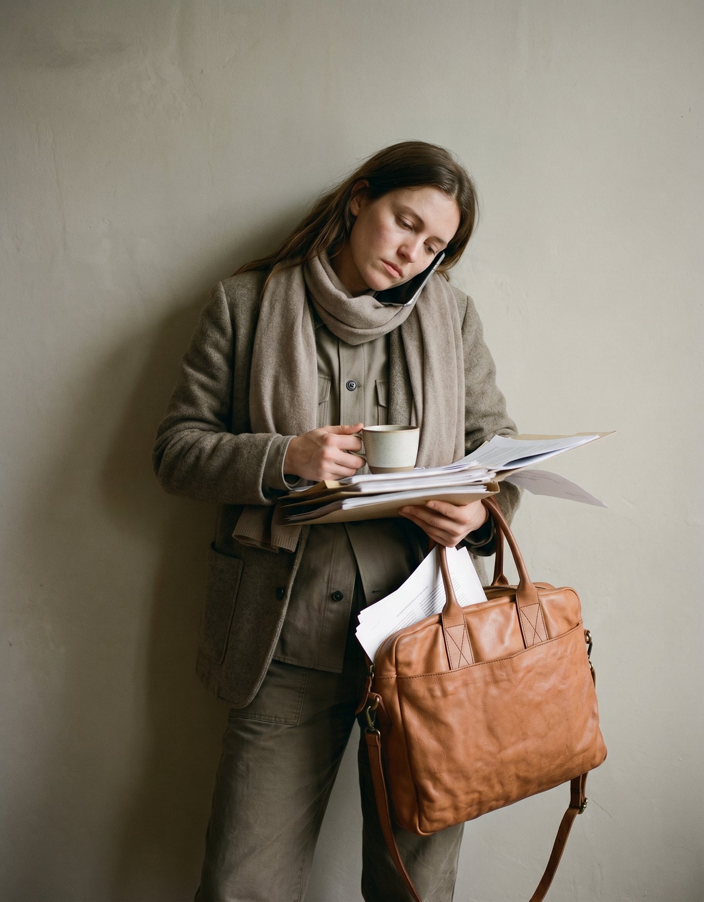 APPELLO● Italienische Leder Businesstasche Laptoptasche für Damen und Herren Sacktaschen.com