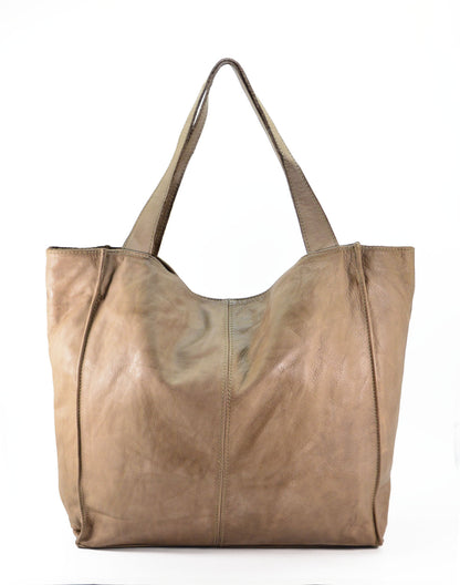 SOHO TOSCA● Einfache Shopper Tasche für Damen aus italienisches Leder