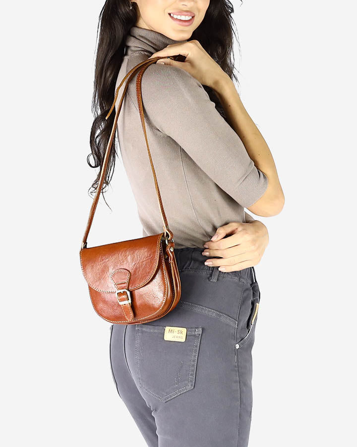CIARA Kleine Damen Leder Umhängetasche Crossbody Sacktaschen.com