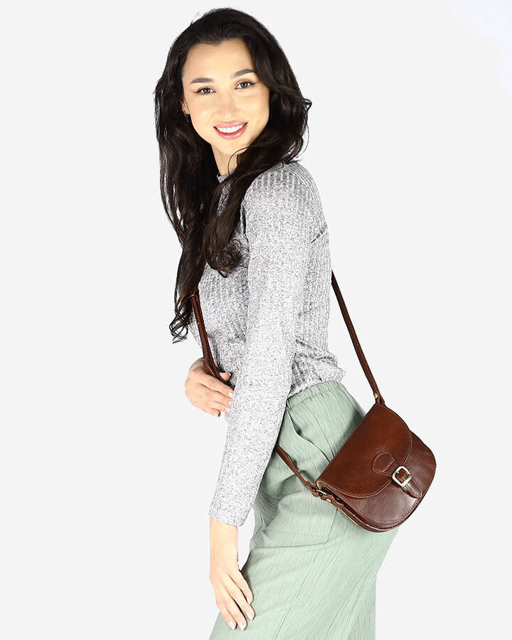 CIARA Kleine Damen Leder Umhängetasche Crossbody Sacktaschen.com