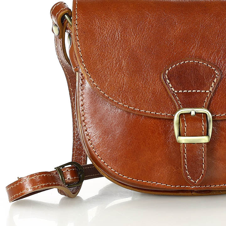 CIARA Kleine Damen Leder Umhängetasche Crossbody Sacktaschen.com