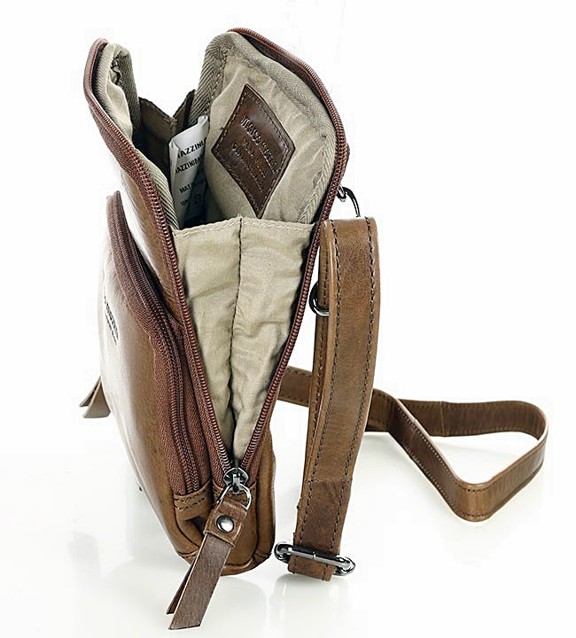 Acheter Hommes voyage sac à bandoulière téléphone portable bandoulière sac  à main téléphone étui en cuir ceinture taille pochette petit sac de  messager