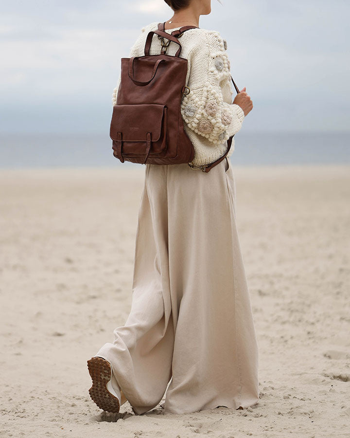 MORENO™ 3en1 Sac cabas en cuir avec fonction sac à dos