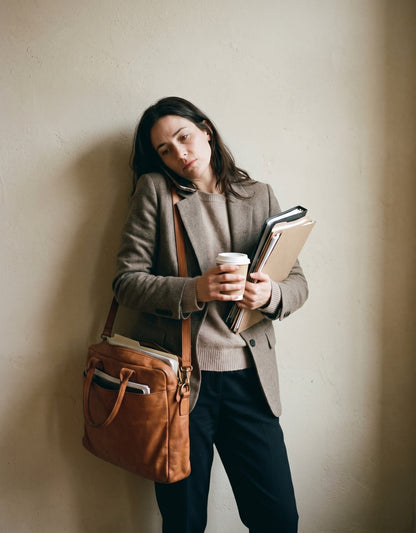 APPELLO● Italienische Leder Businesstasche Laptoptasche für Damen und Herren Sacktaschen.com