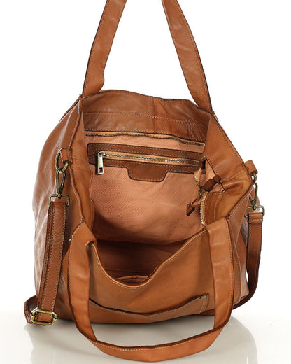 caldera-damen-shopper-bag-tote-tasche-naturleder-braun_6 Sacktaschen.com