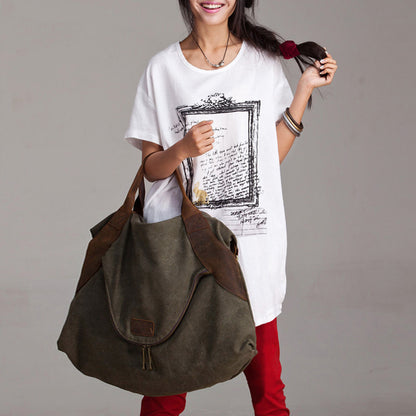 MARK I VINTAGE™ Vintage Canvas Leather Bag Shoulder Bag Ladies