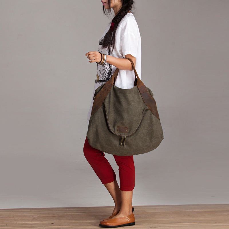 2-in-1 ladies leather rucksack bag in black brown green