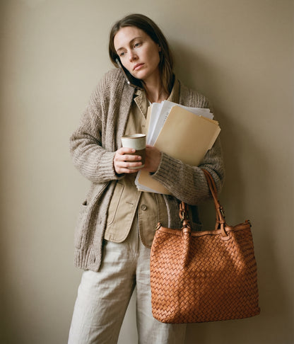 CESTINO B● Ikonische Handtasche und Umhängetasche aus geflochtenem italienische Leder Sacktaschen.com