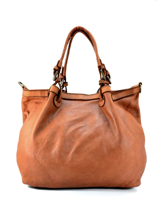 CESTINO 3● XL Glatte Damen Handtasche aus weiches Leder