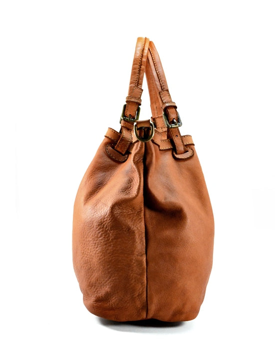 CESTINO-3● XL Smooth ladies handbag made of soft leather
