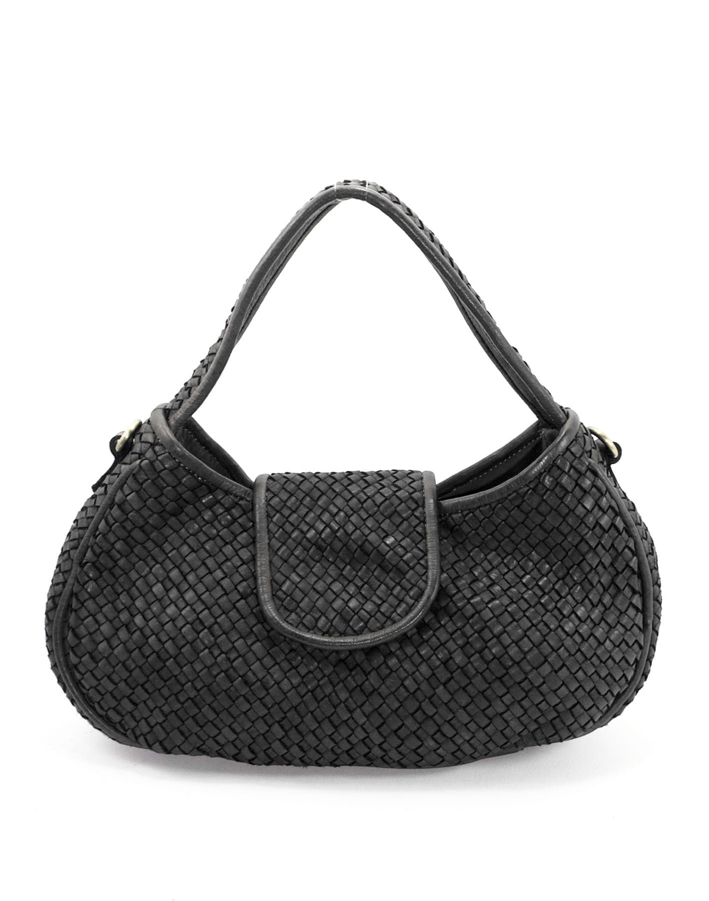 Klassisch braune Schultertasche für Damen aus naturbelassenem Leder, ideal als elegante Damentasche für den Business-Alltag oder Freizeit.